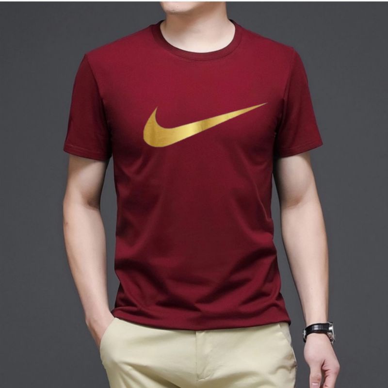 PRIA Just DO IT GOLD T-Shirt/Adult Short Sleeve Men's T-Shirt/BRANDED T-Shirt/GOLD CONTENG T-Shirt