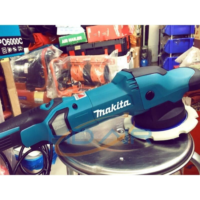 -MAKITA牧田PO6000C五段變速電動打蠟機6吋150mm 打蠟機 拋光機 砂磨機／震拋大腳機 日本製大扭力 商品圖片 2