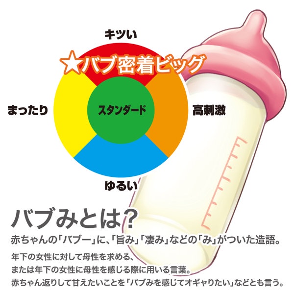 【日本オナ郎評比五顆星】巴布密著二代 日本限定 原裝進口 バブ密着ビッグ 巴布密著母愛快感