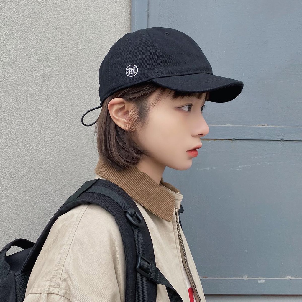 Mũ Lưỡi Trai Vành Ngắn Chất Liệu Mềm Mại Phong Cách Hip Hop Nhật Bản Thời Trang Xuân Hè Cho Nữ