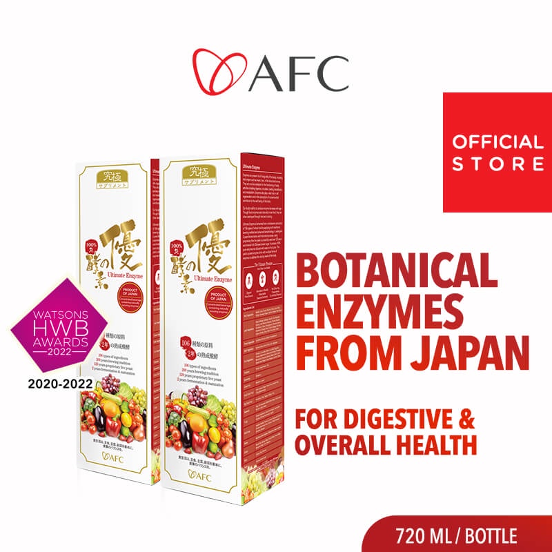 [Bundle of 2] AFC Japan Ultimate Enzyme Natural Detox Cleanse Body Digestion Slim Diet Support Energy Immune Skin Health