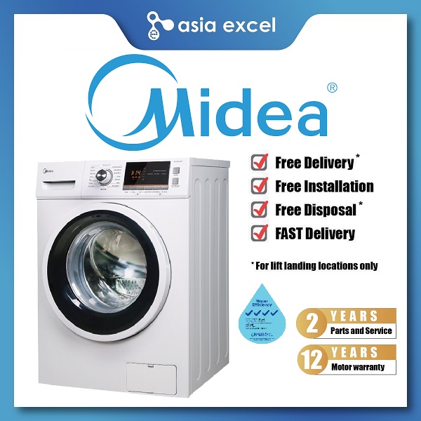 MIDEA MF768W 7KG FRONT LOAD WASHING MACHINE