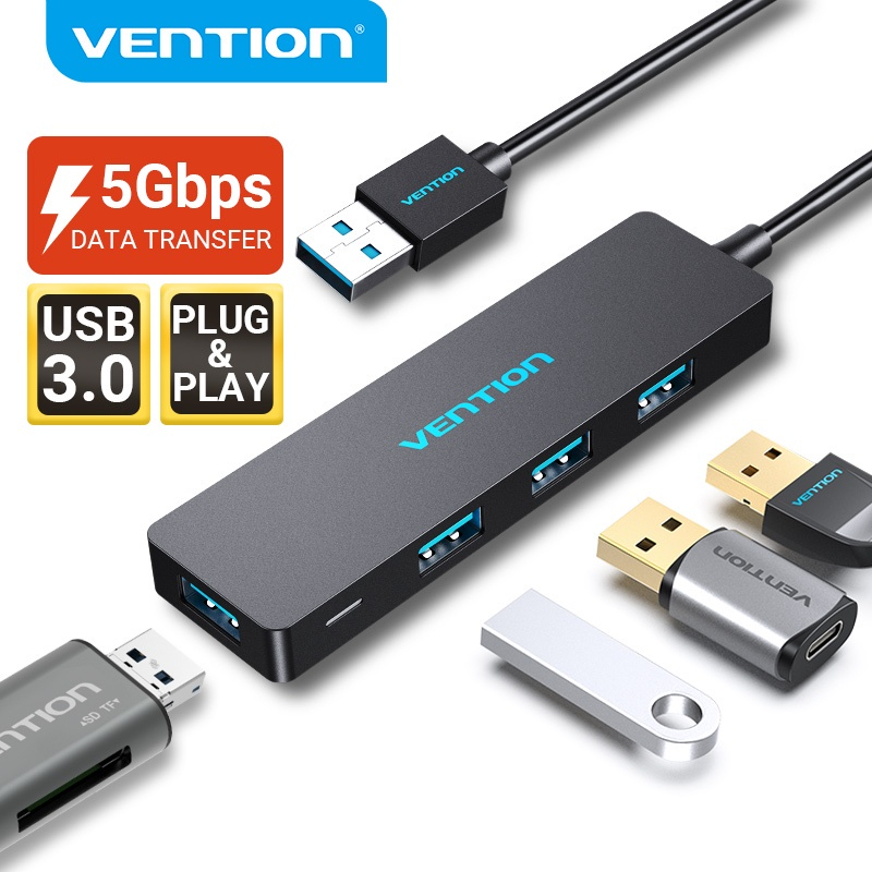 Vention USB HUB Multiple USB Splitter 4 Ports Hight Speed USB 3.0 HUB OTG Printer for Laptop PC USB C Hub
