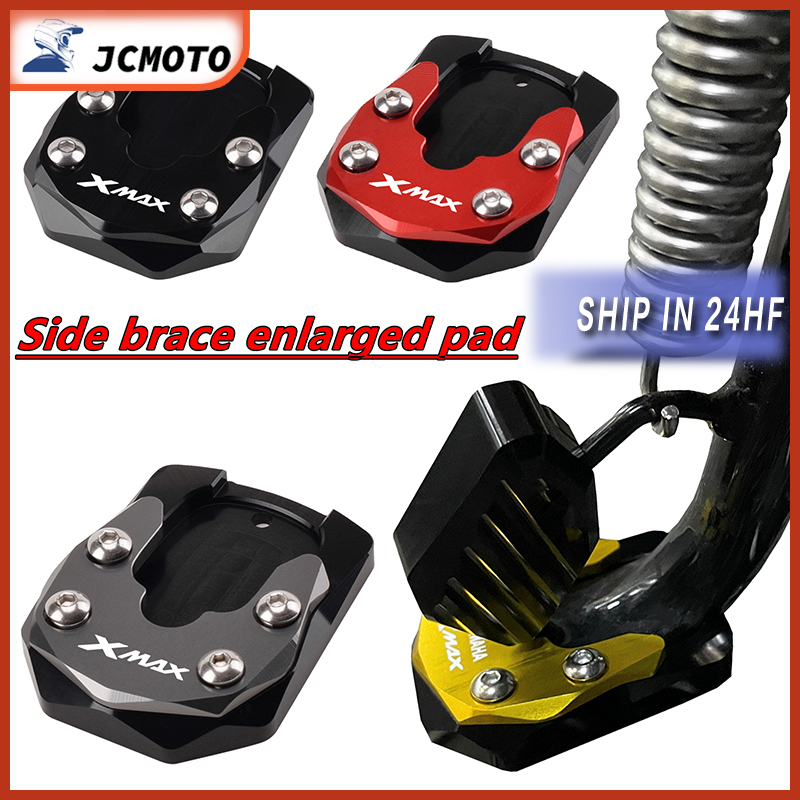 For YAMAHA XMAX 250 300 V2 XMAX250 XMAX300 X-MAX Motorcycle Accessories Kickstand Side Stand Extension Enlarger Pad Side Bracket