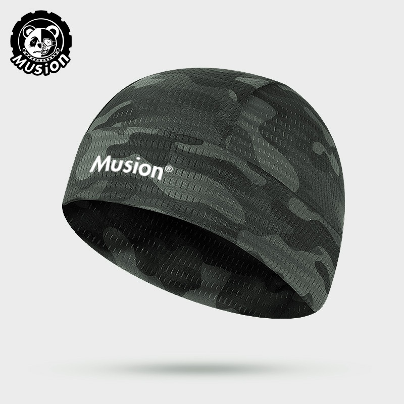 Musion Original Design Motorcycle Helmet Inner Cap Head Cover Hat Sweat absorbing High-stretch Outdoor Sports Cap