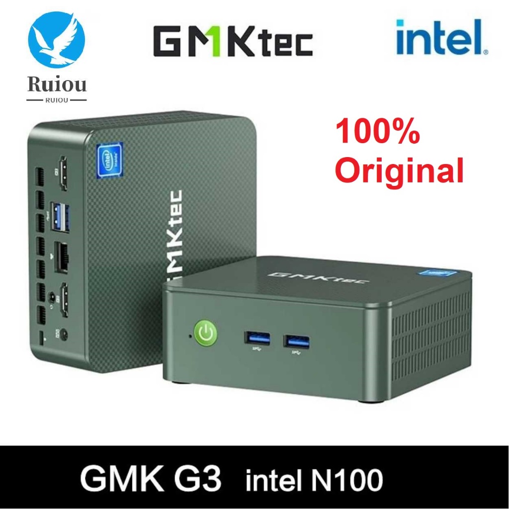 GMKtec G3 Mini PC Intel 12th Alder Lake N100 Windows 11 Pro DDR4 8GB/16GB  256GB/1TB PCIe M.2 SSD GMK G3 Desktop Computer