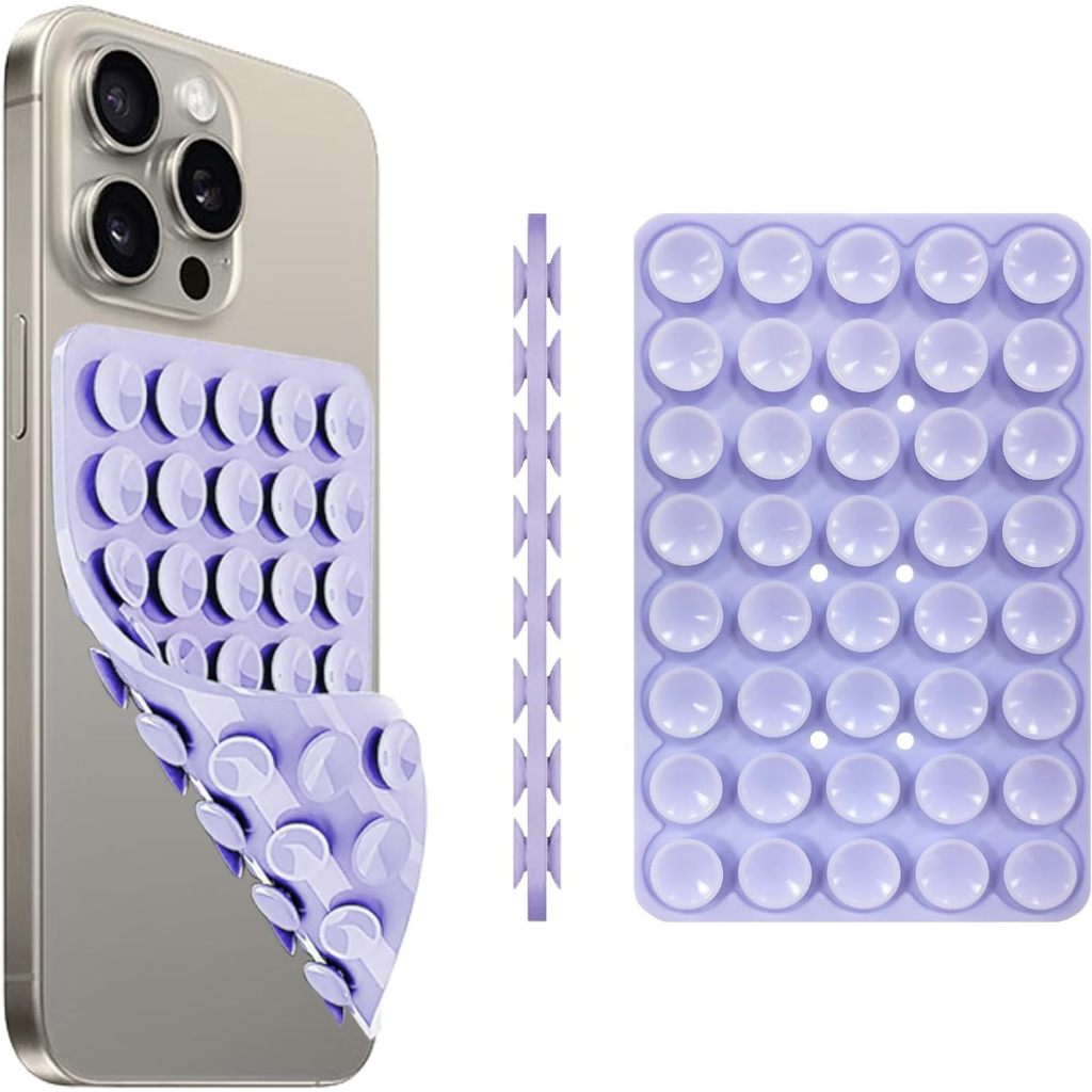 Double Sided Phone Suction Grip Pad Silicone Suction Phone Holder