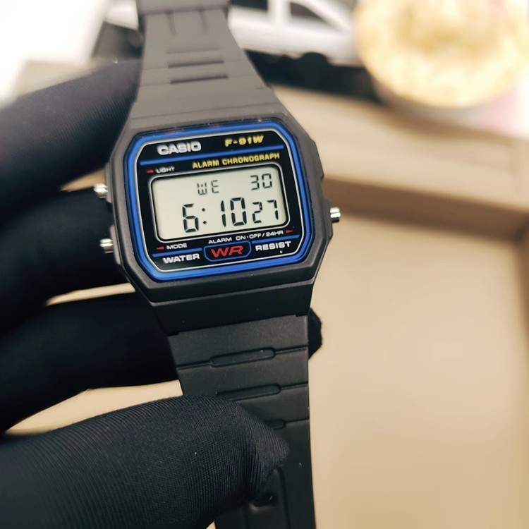 [Watches Of Japan] Outdoors Male Wristwatch Digital Watch Quartz Classic Resin Strap Digital Sport Watch F91