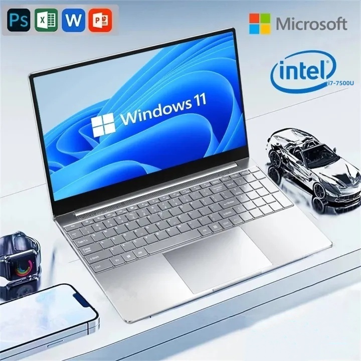 [3 -year warranty]2024 Laptop Computer Windows 11 Notebook14.1 Inch IntelI7-7500U 12GB 1TB 1920*1080