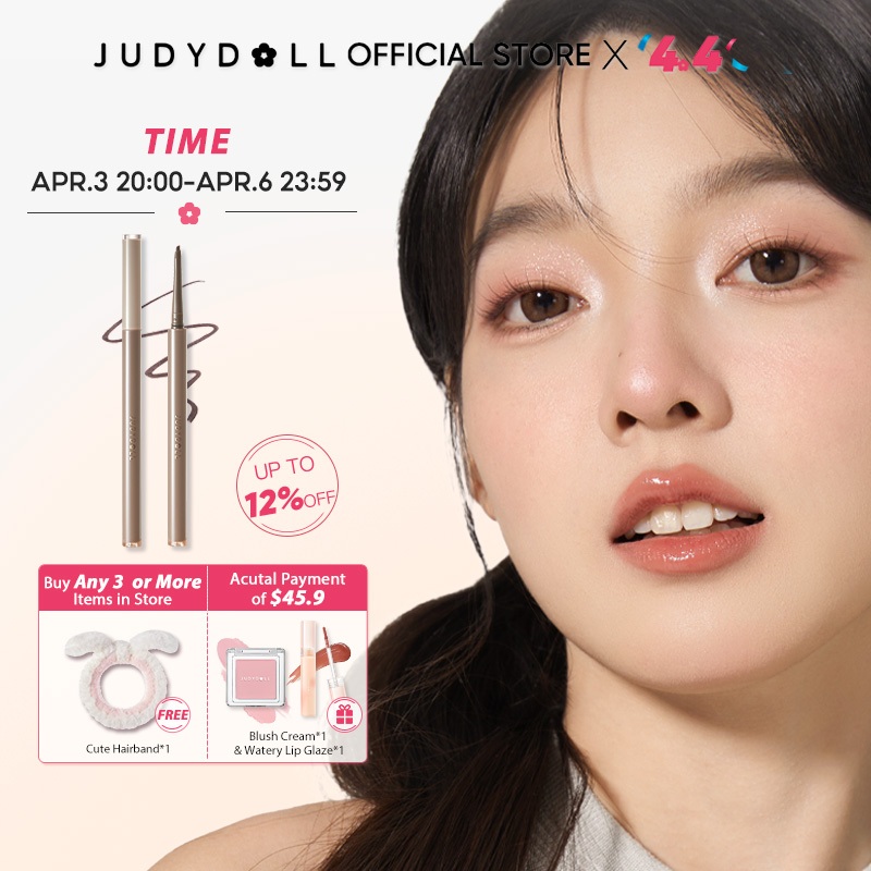 [Newbie Friendly] Judydoll 橘朵 Third Generation Eyeliner Smooth 12H Long-lasting Waterproof Pen