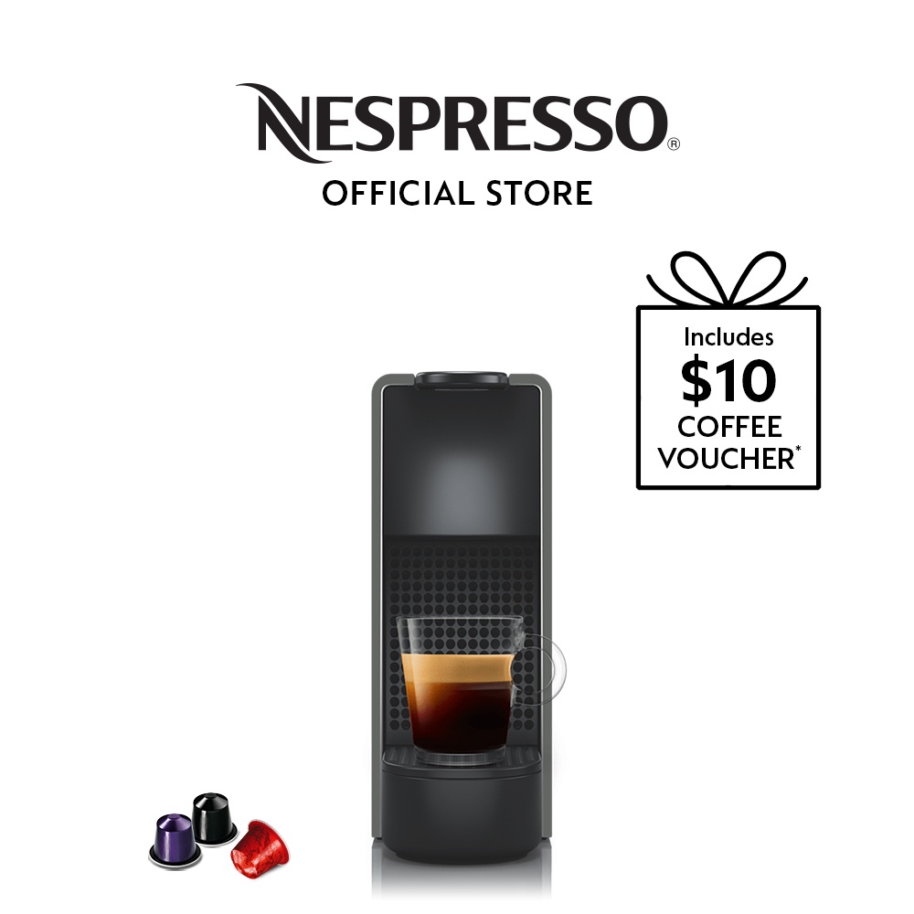 Nespresso® Essenza Mini Coffee Machine, Intense Grey