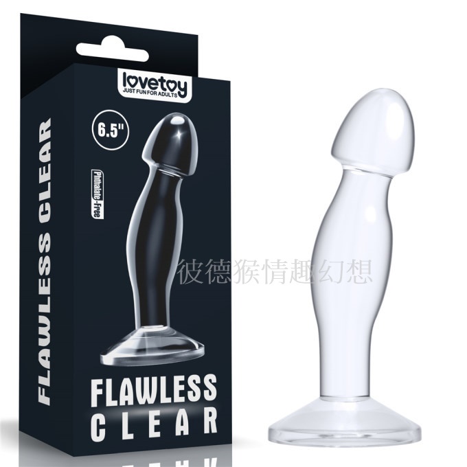 LOVETOY Flawless Clear Prostate Plug 6.5