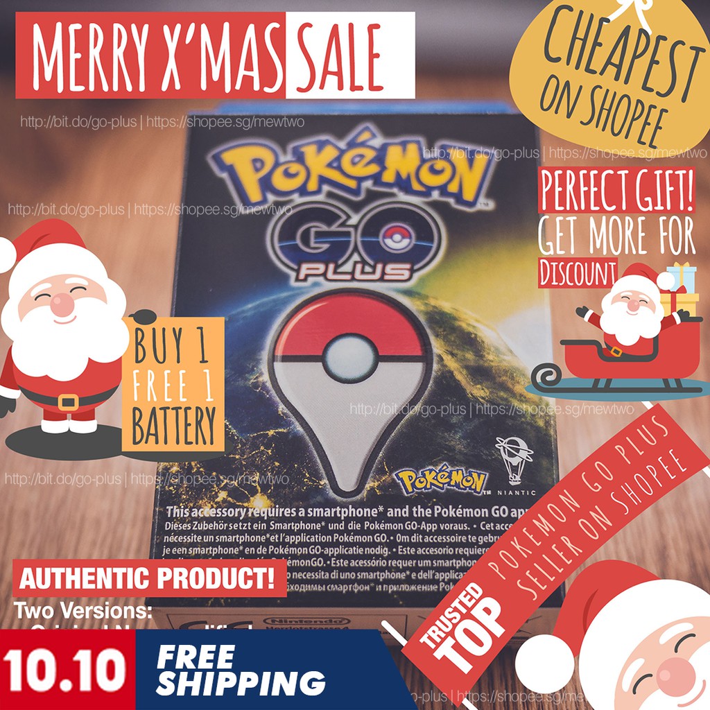 ⭐[In-Stock LOCAL!] Pokemon Go Plus Original / v1.0 / v3.0 (Promo code inside!)