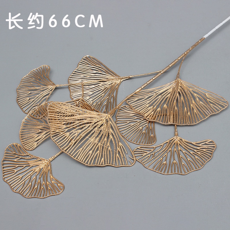 金漆｜鏤空銀杏葉（1枝）
