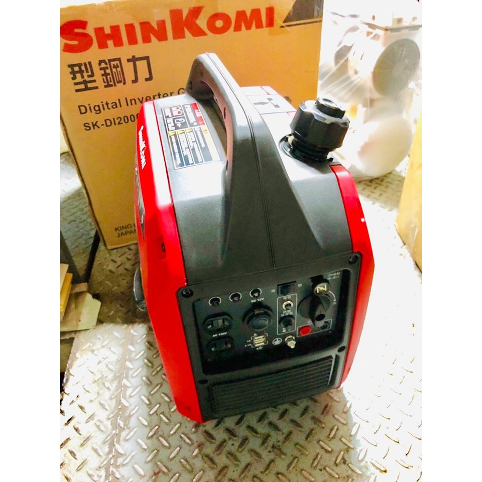 附手開發票SHINKOMI型鋼力SK-DI2000I 靜音變頻式2000W 靜音型發電機 商品圖片 3