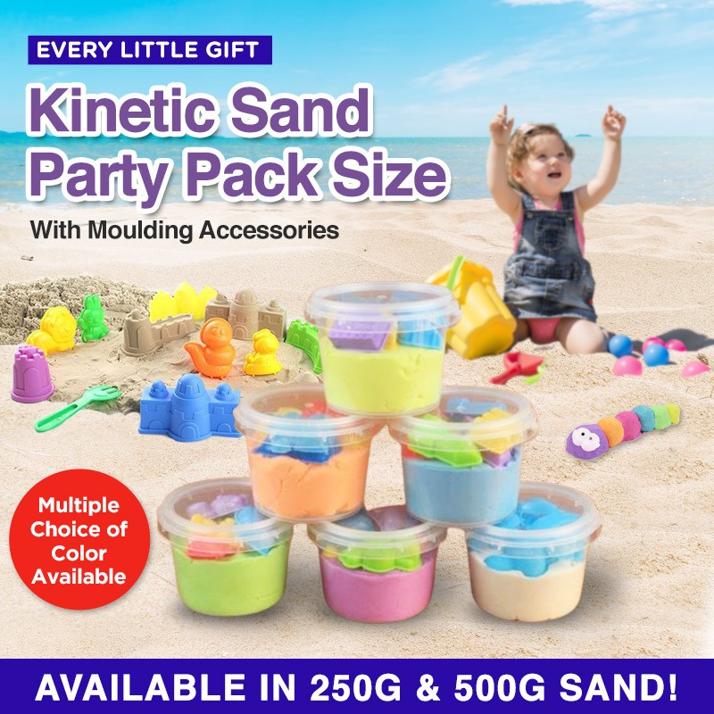 [Most Trusted and Safe] Sand Party Pack with Accessories Birthday Goodie Bag Sensory Play