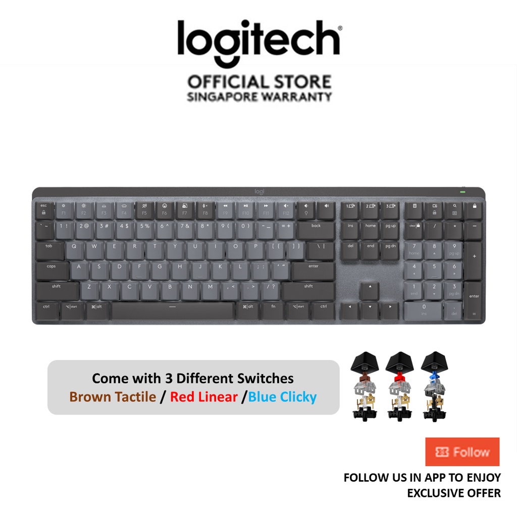 [Exclusive] Logitech MX Mechanical Wireless Keyboard Graphite