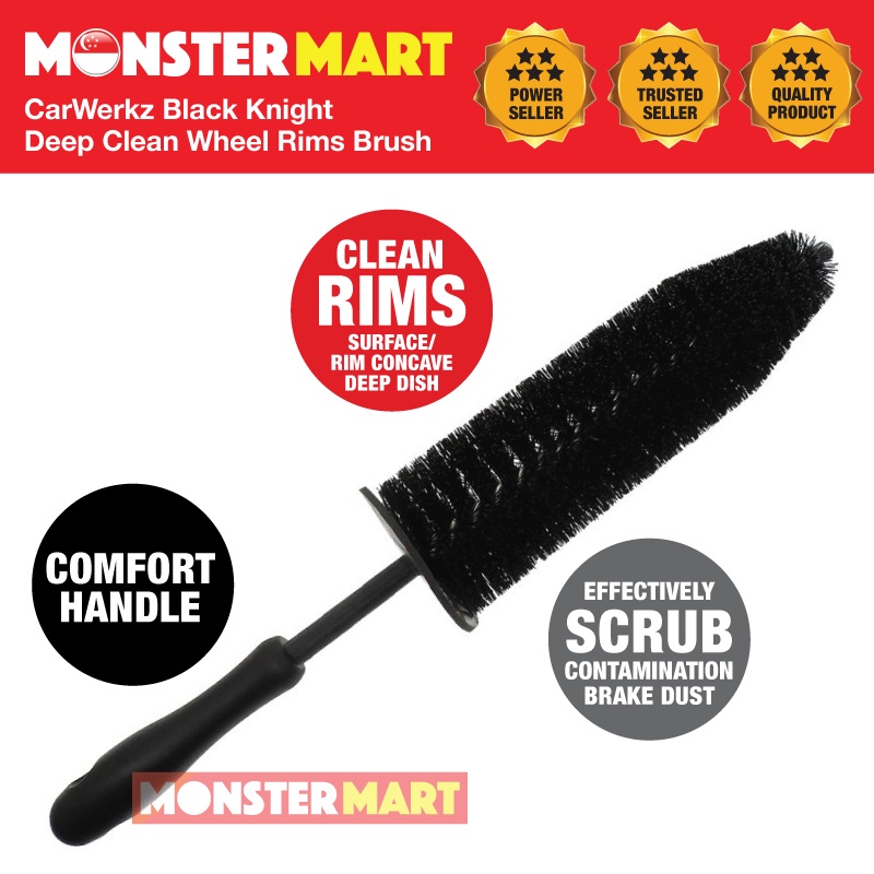 AutoKraftZ Car Wheel Tyre Rim Cleaning Hub Brush, Tyre Brush, Cleaning  Brush