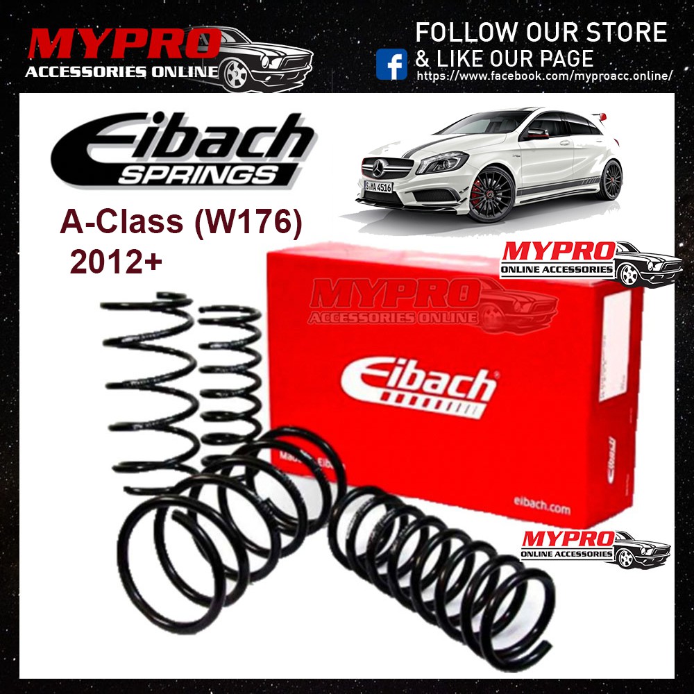 ??Eibach Pro Kit Lowering Spring 100%Original - Mercedes Benz A-Class (W176) 2012+