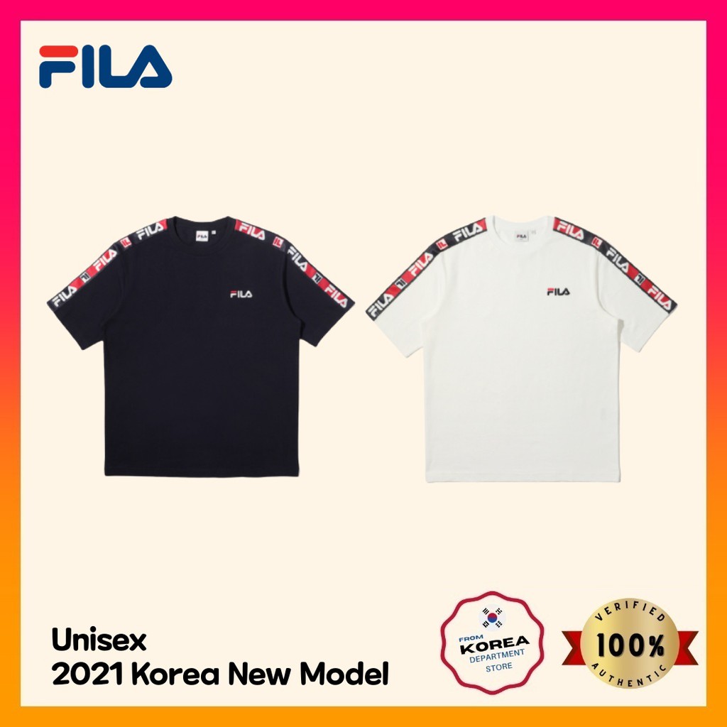 100% Authentic FILA Korea Logo TapeT shirt
