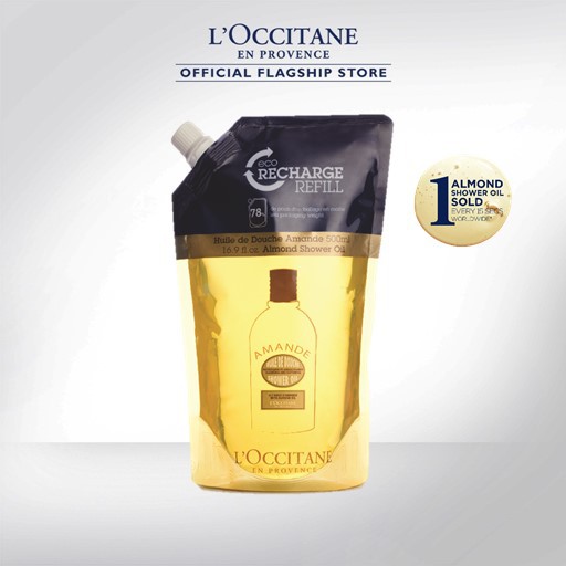 L'OCCITANE Almond Shower Oil Eco Refill 500ml