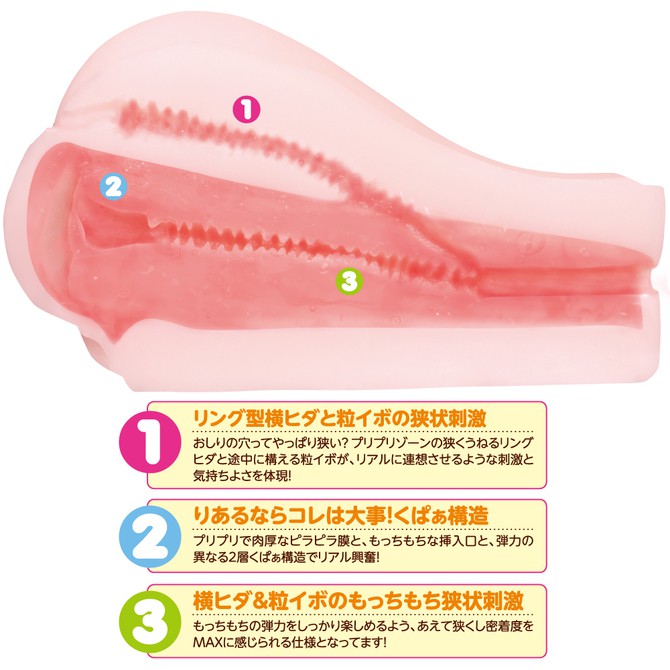 EXE 超真實！天使的雙穴雙通道柔軟版男用夾吸自慰器 2.2kg 美尻翹臀大屁股男用自慰套 りある -天使の極み-