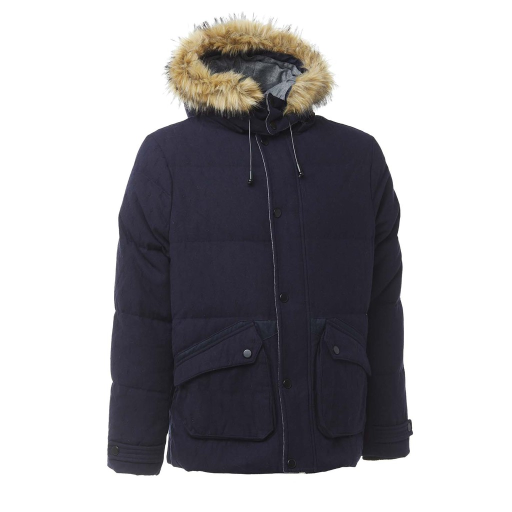 Universal Traveller - Men Jacquard Denim Down Jacket - DJ7029