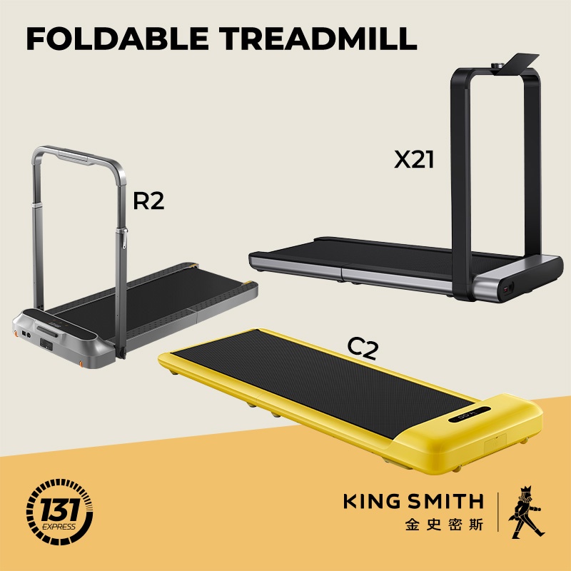 [Set] Kingsmith WalkingPad Foldable Treadmill - X21 | MC21 | R1 | R1S | A1 | C2 [ Global Edition, 1 Year Warranty ]