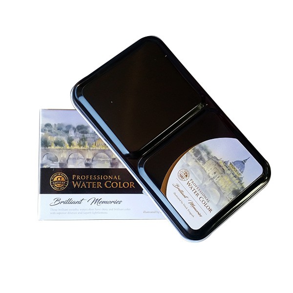 韓國 MUNGYO 金屬色水彩展示圖 1