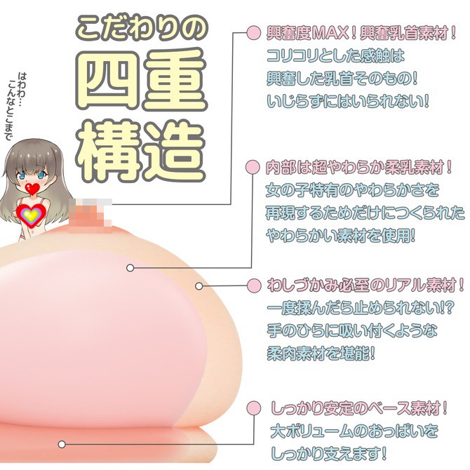SSI JAPAN Real Body 新包版本 極生乳大奶奶 リアルボディ 極生乳 大奶奶 四重構造 超擬真 日本原裝
