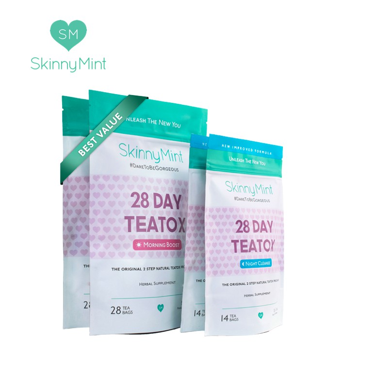 [Bundle of 2] SkinnyMint Besties 28 Day Teatox