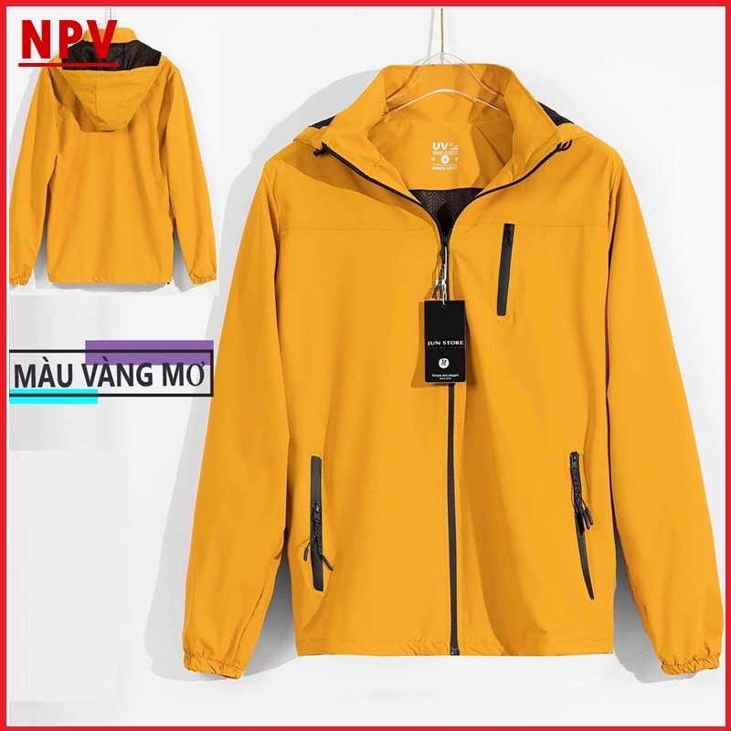 Windbreaker for men and women, 2 layers of waterproof, silver-coated windbreaker to prevent UV rays, absolutely windproof