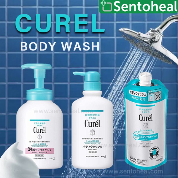 Kao Curel Body Wash/ Instant Foaming  Bottle/ Refill