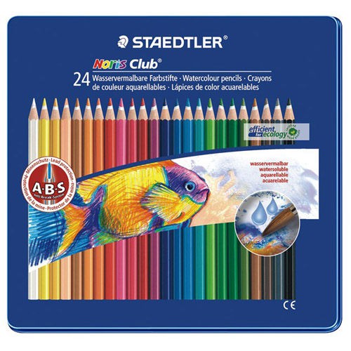 施德樓 24色水性色鉛筆產品展示