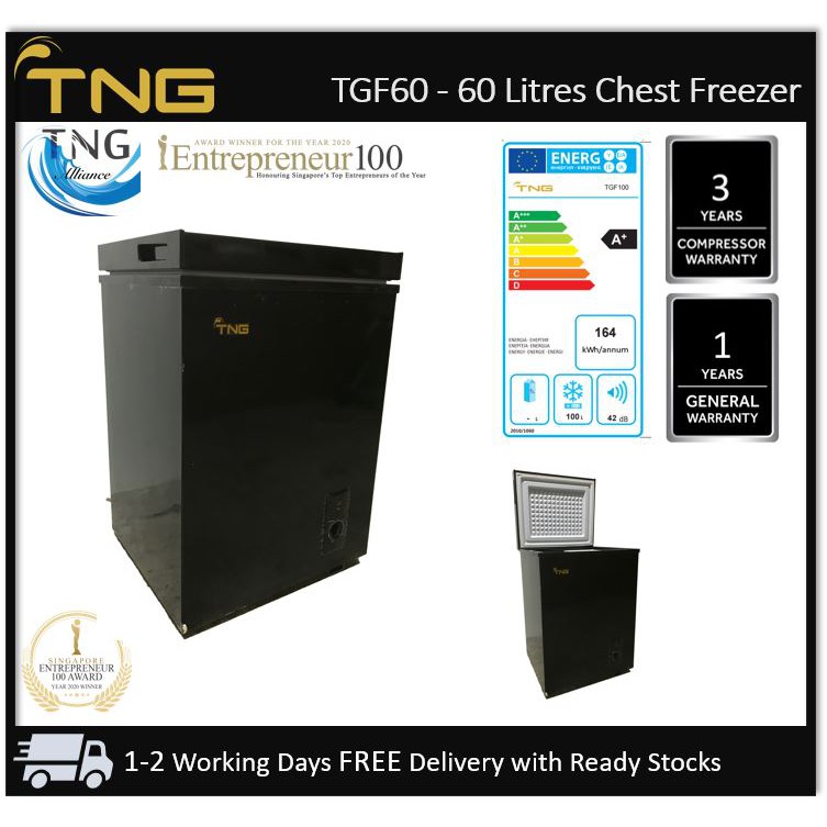 TNG 60 Liters Chest freezer
