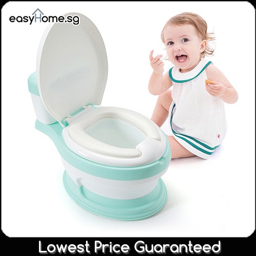 Easyhome.sg Clone Toilet Potty (3 Colors)/ 6035 /  Mini Look-alike Cute! Kids children urine training toilet trainer
