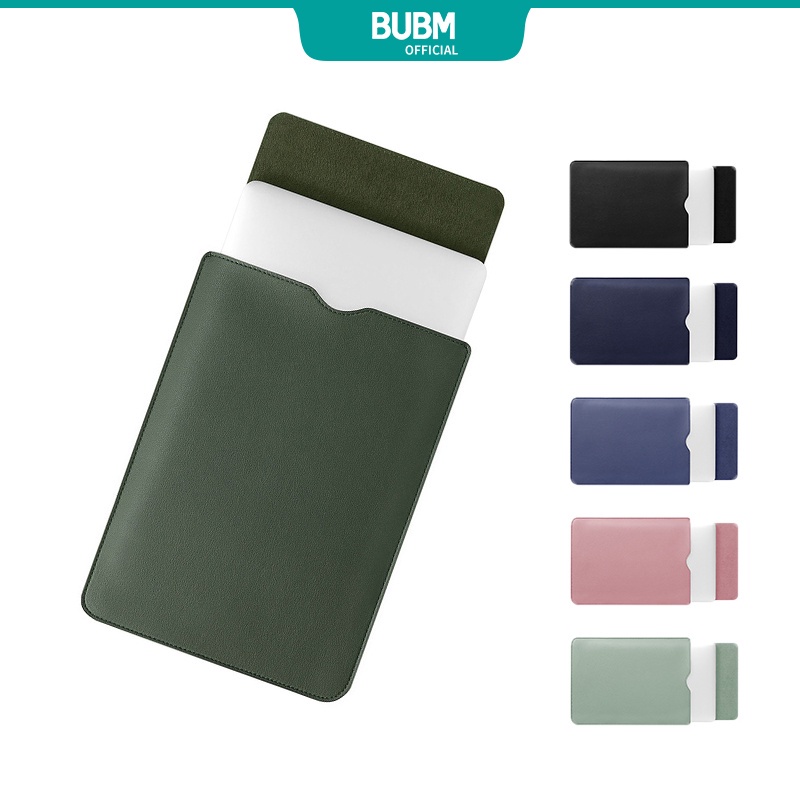 BUBM PU Leather Laptop Sleeve Waterproof Shockproof Laptop Bag Tablet Compatible For iPad Cover,Macbook air case 10.9 12 13 15inch