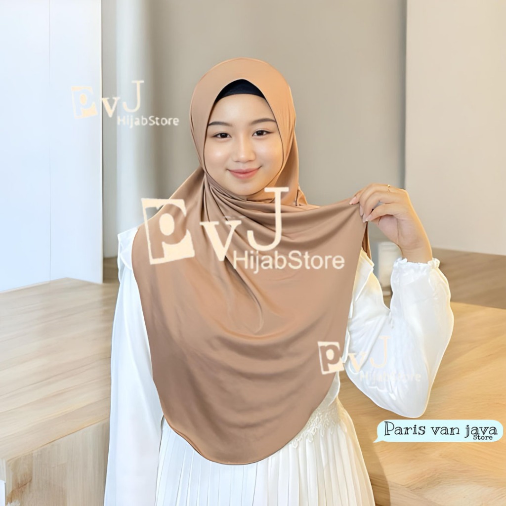Hijab Bergo Instant Oval | Hijab Instant Bergo Bergo Soft Pad Jersey