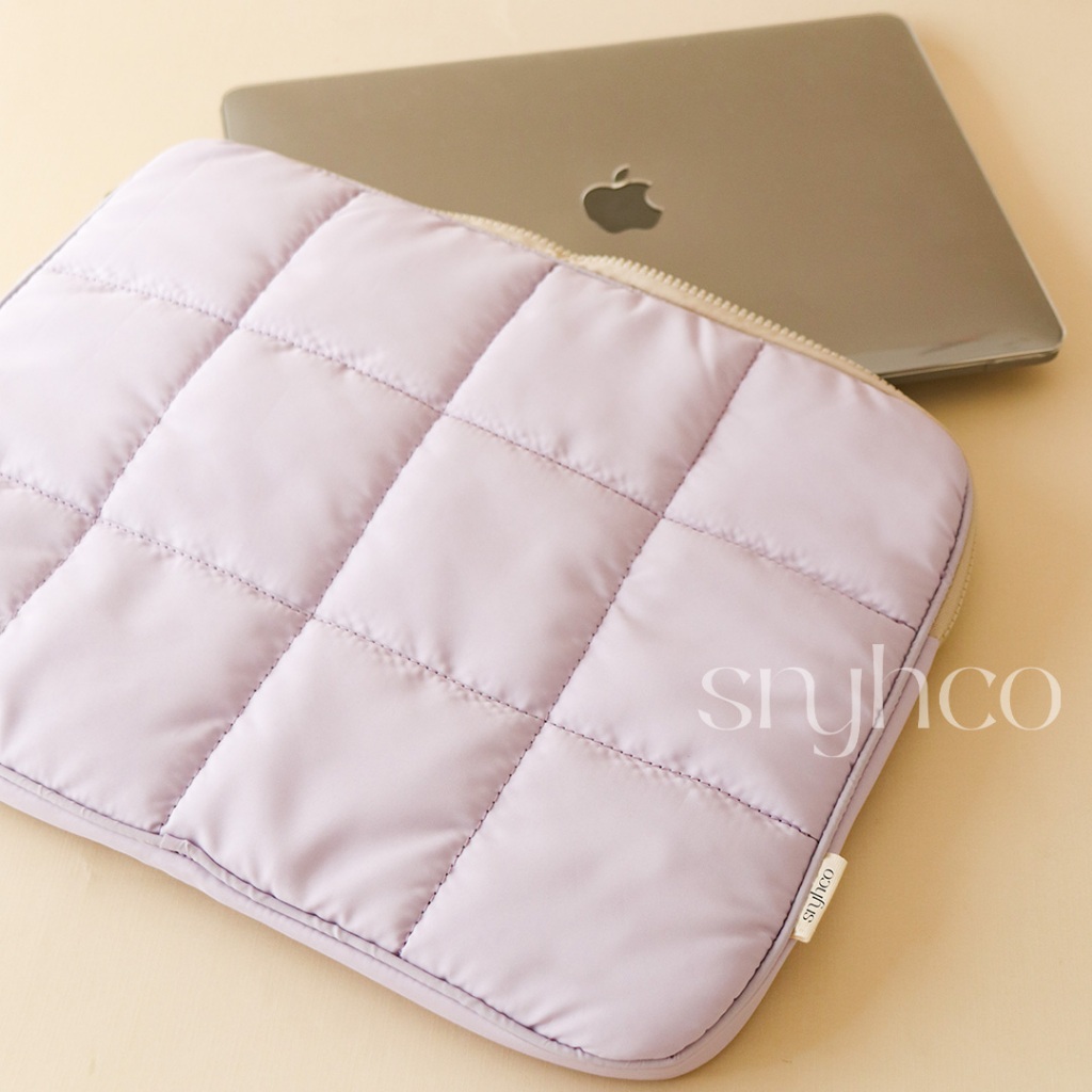 Puffy Zipper Pastel Waterproof Laptop Sleeve Bag 14-15 inch