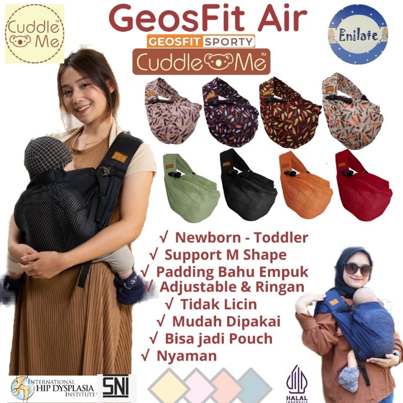 Cuddle Me Geos Fit Air Adjustable Baby Carrier Airsling Geosfit Cuddleme