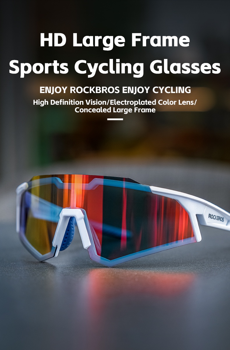 ROCKBROS Cycling Glasses Photochromic Bicycle Glasses Sport