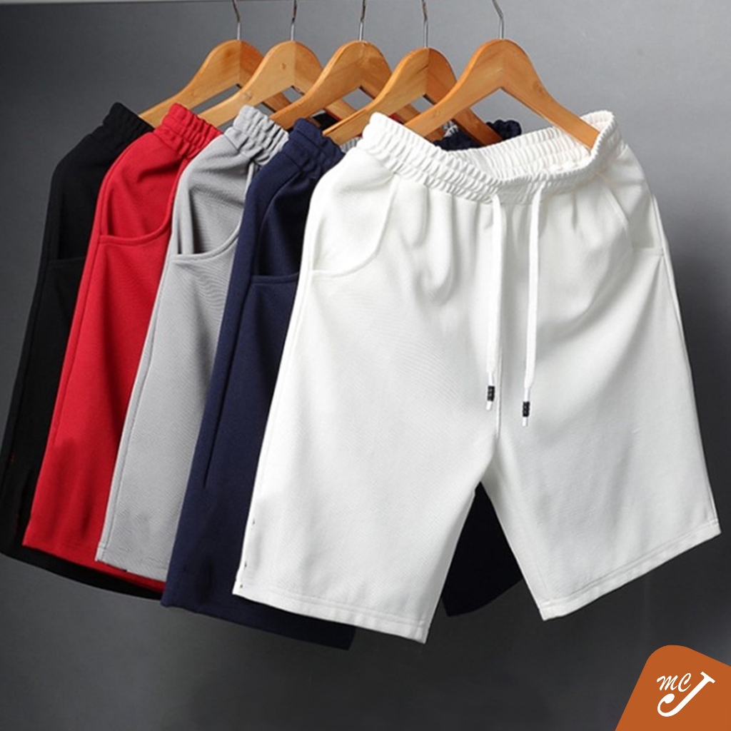 McJoden - NEO NEO Men Casual Shorts Plus Size Drawstring Short Pants Gym Home Comfortable Seluar Pendek Lelaki