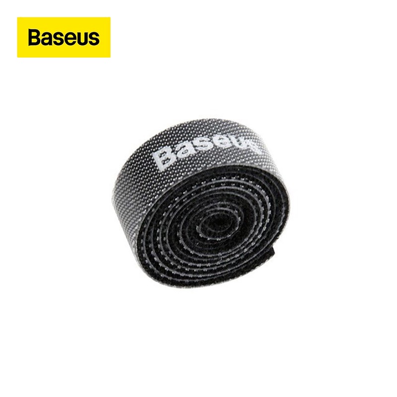 Baseus Velcro Strap Reusable Cable Tie Fastening Tape Wire Magnetic Cable  Organizer USB Cable Management Winder Clip Desktop