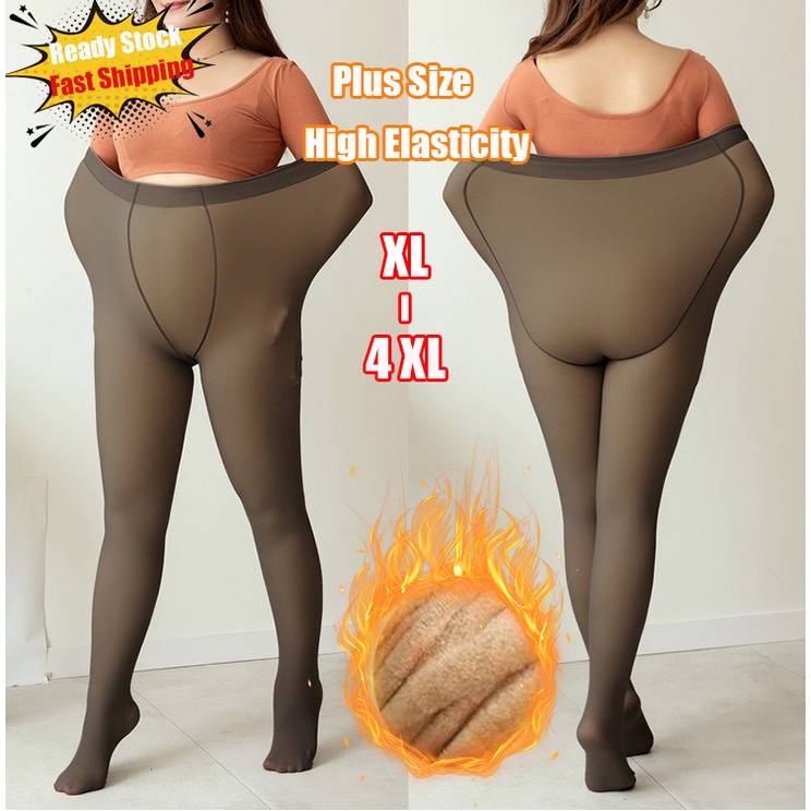 Bigsize Flared Leggings For Women With High Elastic Waistband 40kg to 75kg