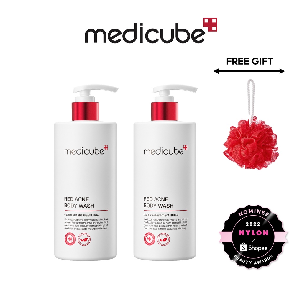 [medicube Official] Red Acne Body Wash Duo Set + FREE GIFT