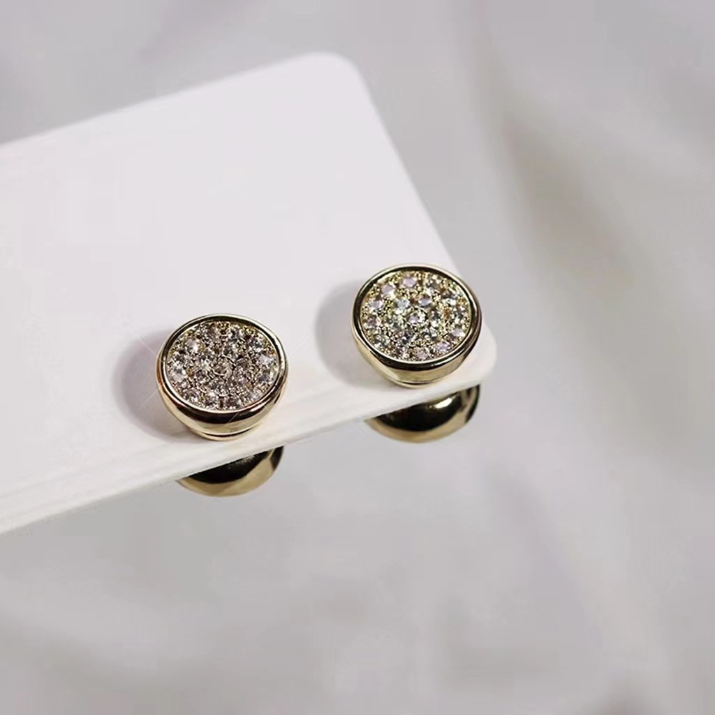 Magnetic Stud Earrings With Pearl Stone And Clip For Non-pierced_voghion.com