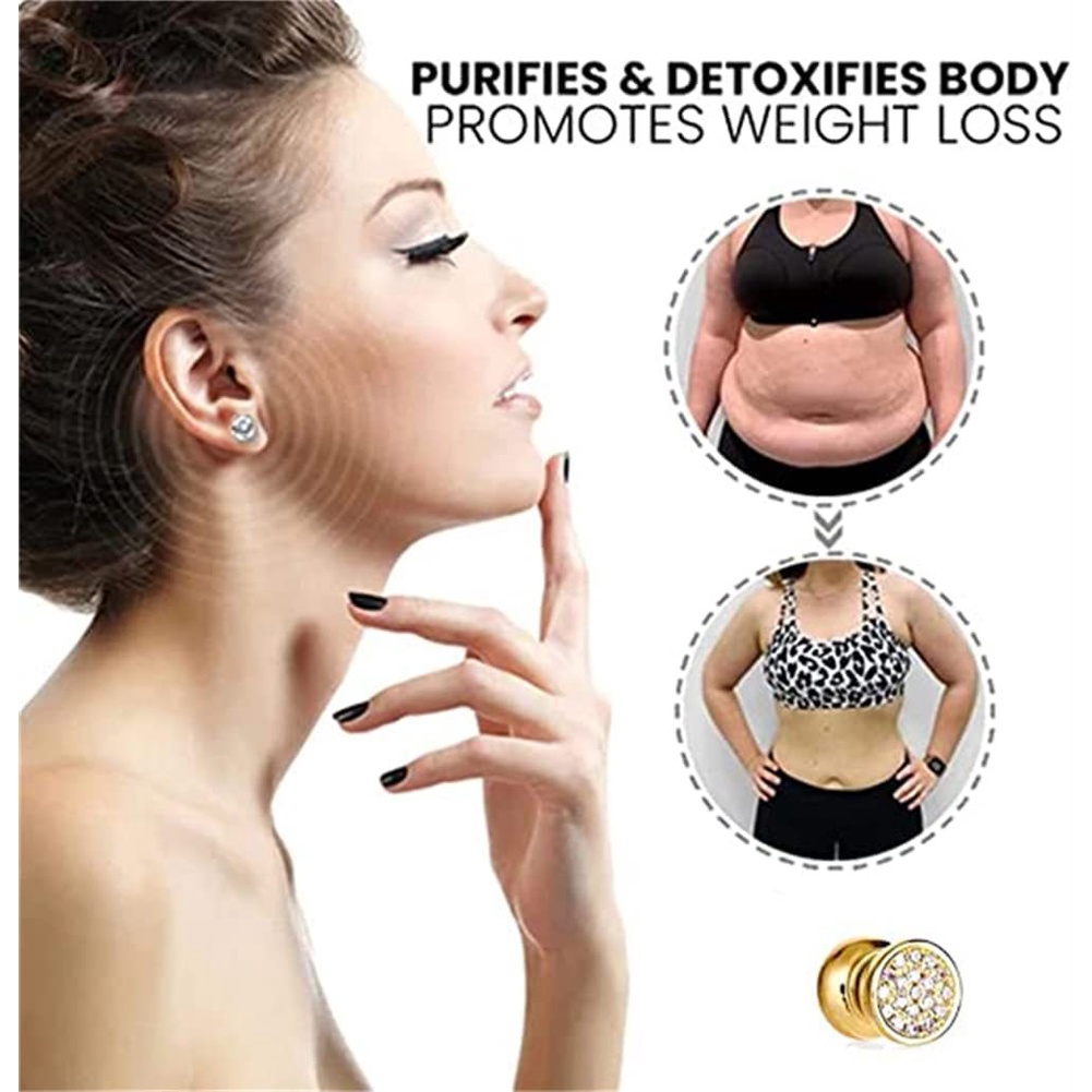 Magnetic Stud Earrings With Pearl Stone And Clip For Non-pierced_voghion.com