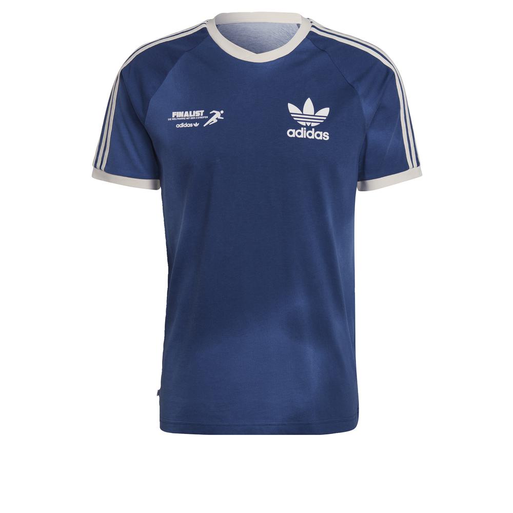 adidas ORIGINALS Graphics Mellow Ride Club 3-Stripes T-Shirt Men blue HL9275