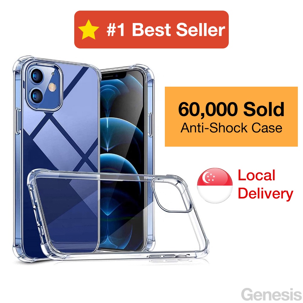 Genesis iPhone Case 14 Pro Max/ 13/ 12/ 11/ XR/ XS/ X/ SE/ 8 7 Plus Clear Hard/ Soft Phone Casing For Transparent Cover