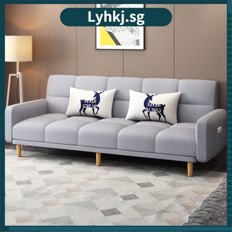 Lyhkj Hot Sale Simple Foldable Sofa Bed Lazy 2 Seater 3 4 Chair Home Living Room Bz4r KHSG LOI4